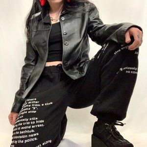 Wilson’s leather chic collared button up jacket